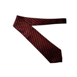 Men’s Perry Ellis Collection Tie Dark Red and Navy